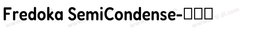 Fredoka SemiCondense字体转换